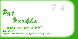 pal merkle business card